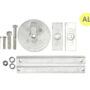 Anodensatz Aluminium für Mercury Verado 135-200 PS, 4 Zylinder
