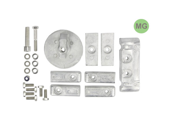 Anodensatz Magnesium für Mercury Verado 200-350 PS, 6 Zylinder