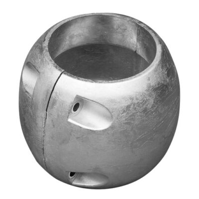 Wellenanode Nussform Aluminium für Wellendurchmesser 35 mm