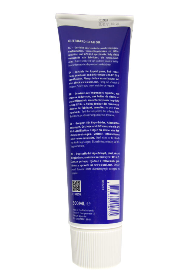 Eurol Außenborder Getriebeöl 80W90, 300 ml Tube – Bild 2