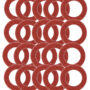 20 x Dichtung Getriebeölablassschraube für Yamaha, Tohatsu, Mercury, ersetzt OE Nr. 90430-08020 + 90430-08003