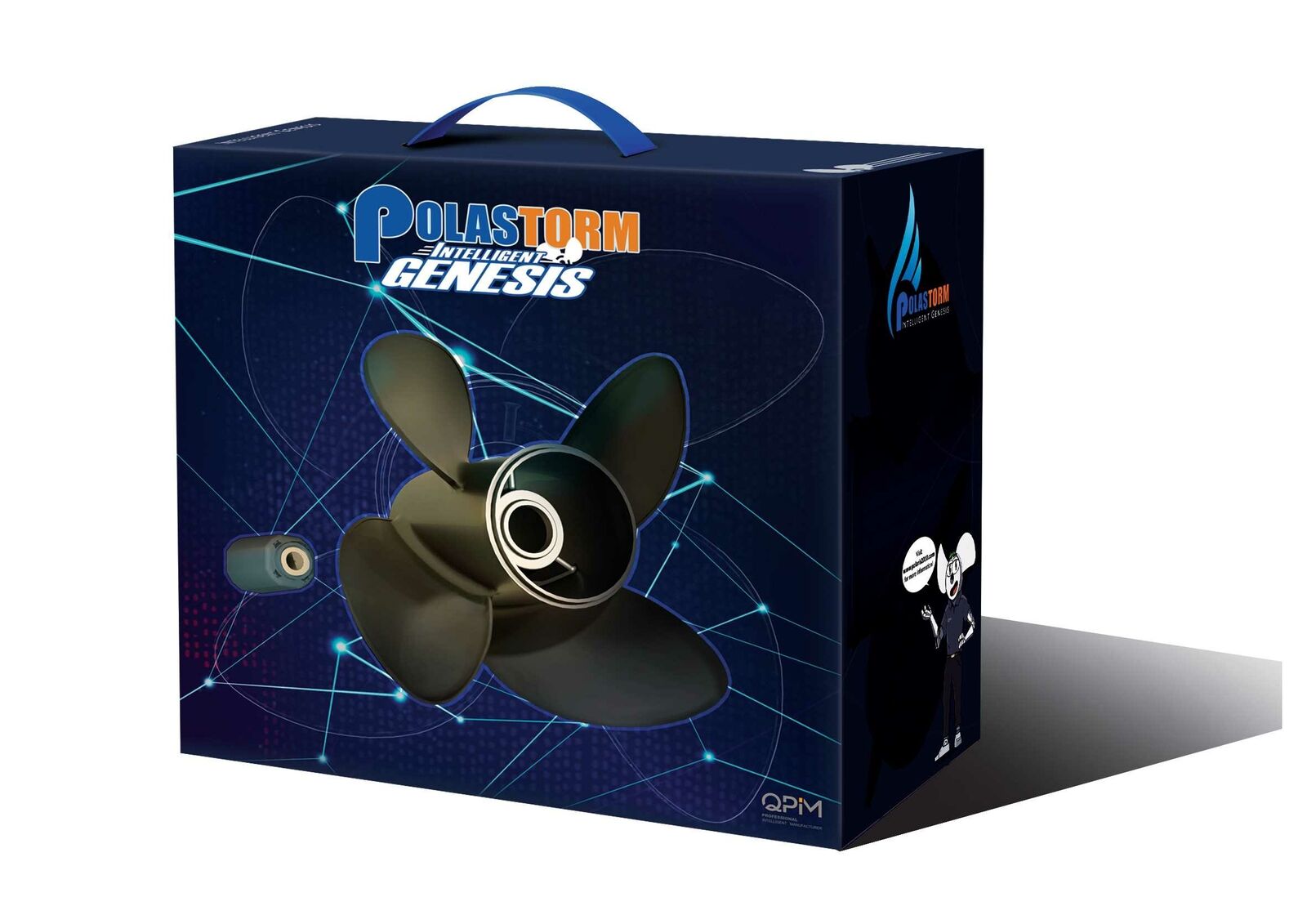 POLASTORM Aluminiumpropeller 9-7/8 x 12-F – Bild 2