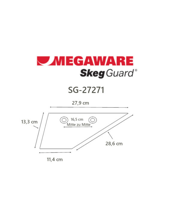 SkegGuard Reparaturfinne für Honda BF115 ab Bj. 2010 und Honda BF135-250 ab Bj. 2004 – Bild 6