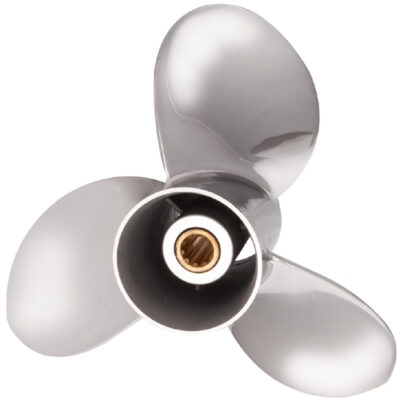 Polastorm Edelstahlpropeller 10 x 11 für Mercury, Tohatsu, Honda 25-30 PS