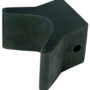 Buganschlag aus Gummi 75 mm breit, 12 mm Bohrung