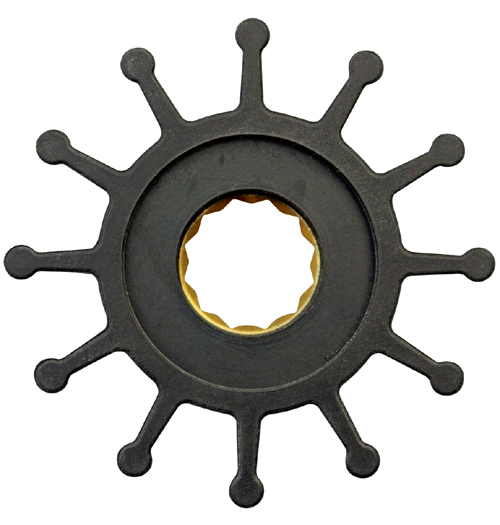 thumbnail image 2 of CarBole Water Engine Impeller – Replaces Johnson 09-1027B, Jabsco 1210-0001, Volvo Penta 2 of 6
