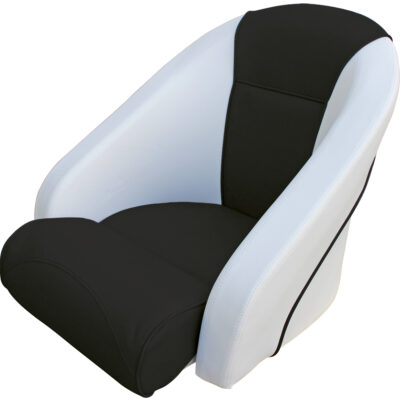 Flip-Up-Steuerstuhl “Classic”, Farbe weiß/schwarz
