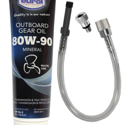 300ml Eurol Außenborder Getriebeöl 80W90 + Füllschlauch und Adapter