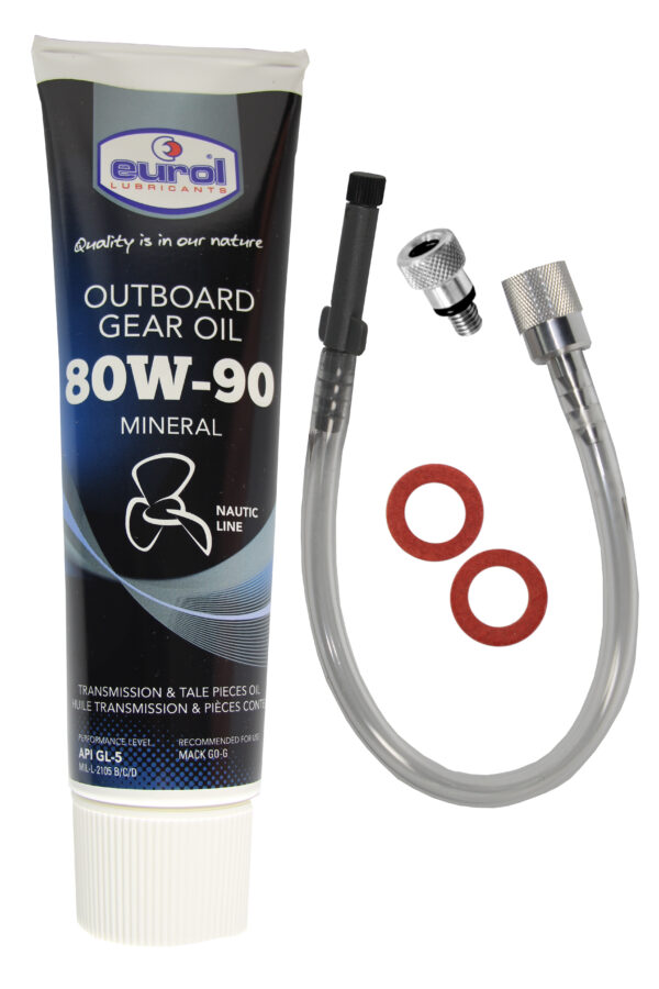 300ml Eurol Getriebeöl 80W90 + Füllschlauch +Adapter + 2 Dichtungen für Yamaha