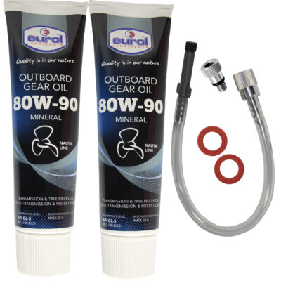 2x 300ml Eurol Getriebeöl 80W90 + Füllschlauch+Adapter+2 Dichtungen für Yamaha