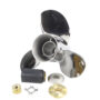 POLASTORM Edelstahlpropeller 10-7/8 x 11 inkl. Nabenkit für Mercury 30-60 PS