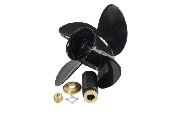Propeller Aluminium 4-Blatt 14 x 21 inkl. Nabenkit