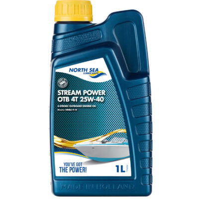 North Sea Stream Power OTB 4T 25W-40 Marine-Motoröl (1 Liter), ersetzt Mercury Nr. 92-8M0086224