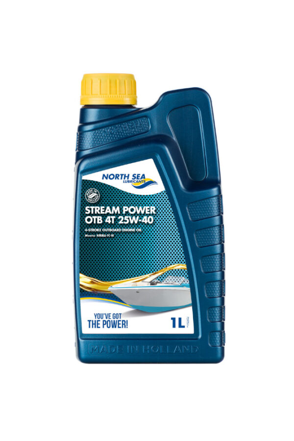 North Sea Stream Power OTB 4T 25W-40 Marine-Motoröl (1 Liter), ersetzt Mercury Nr. 92-8M0086224