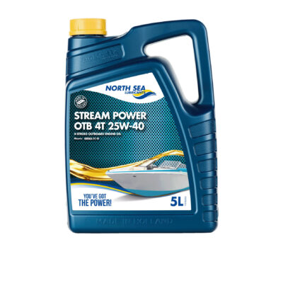 North Sea Stream Power OTB 4T 25W-40 Marine-Motoröl, (5 Liter), ersetzt Mercury Nr. 92-8M0086224