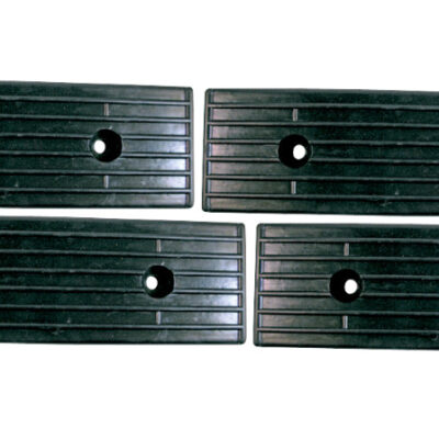 4x Bootsauflage Langauflage Trailerauflage Gummiauflage 298x100mm Bootstrailer