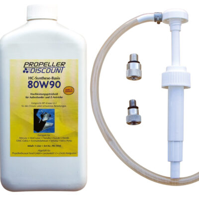 2L Getriebeöl mit zwei Dichtungen und Getriebeölpumpe für Yamaha Außenborder