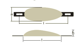 Aluminiumanode Tropfenform zur Montge am Rumpf, Gewicht 0,72 Kg – Bild 2