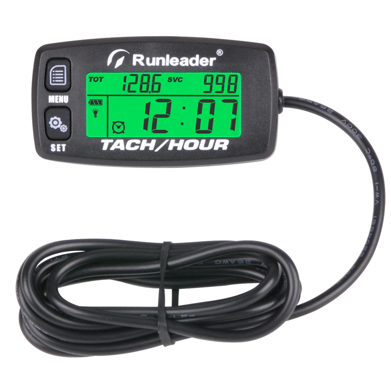 Digitaler Drehzahlmesser und Betriebsstundenzähler Runleader HM032B
