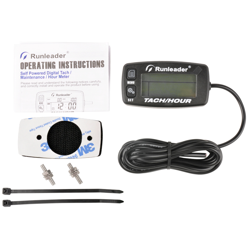 Digitaler Drehzahlmesser und Betriebsstundenzähler Runleader HM032B – Bild 2