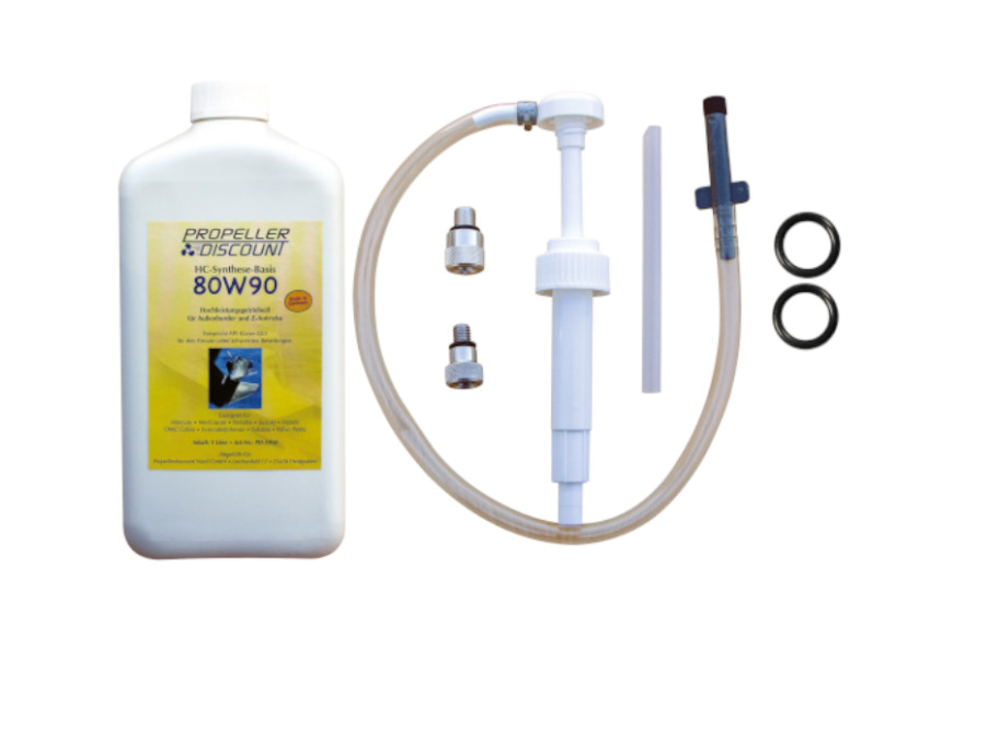 Getriebeöl mit zwei Dichtungen + Getriebeölpumpe für Honda ab BF8