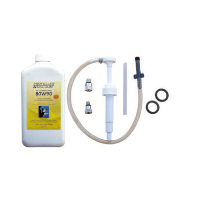 1L Getriebeöl mit zwei Dichtungen und Getriebeölpumpe für Mercury Außenborder