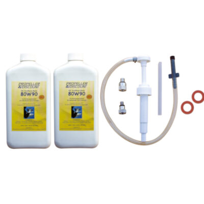 2L Getriebeöl mit 2 Dichtungen+ Getriebeölpumpe für Tohatsu Außenbordmotoren