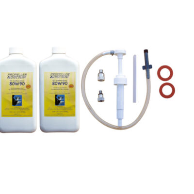 2L Getriebeöl mit zwei Dichtungen und Getriebeölpumpe für Yamaha Außenborder