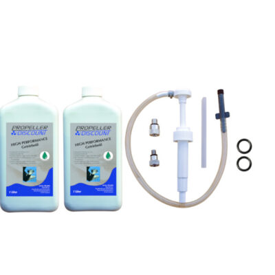 2L High Performance Getriebeöl + 2 O-Ringe + Pumpe für Honda Außenborder ab BF8