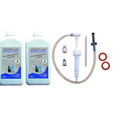 2L High Performance Getriebeöl + 2 Dichtungen + Pumpe für Yamaha Außenborder