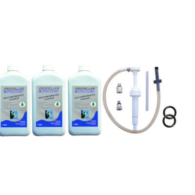 3L High Performance Getriebeöl + 2 O-Ringe + Pumpe für Honda Außenborder ab BF8