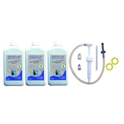 3L High Performance Getriebeöl mit Pumpe + Dichtung für Bravo Three Z-Antriebe