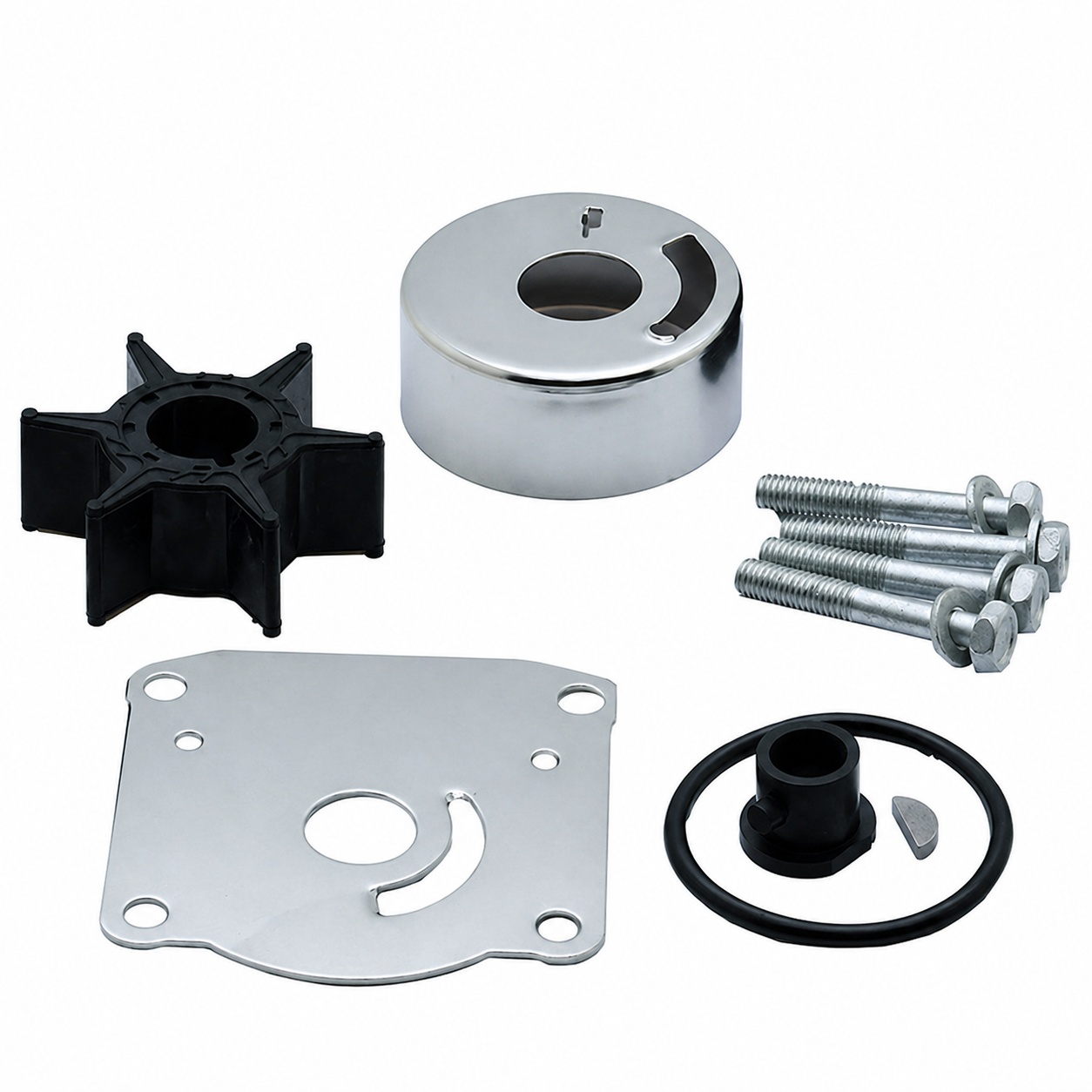 Impellerkit ohne Pumpengehäuse für Yamaha 25V, 30G 2-Takt, F20A, F20D, F25A, F25D 4-Takt (61N-W0078-11, 61N-W0078-01)